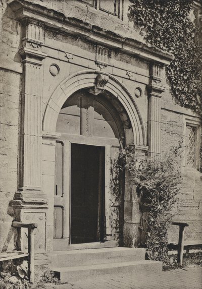 Doorway, Sackville College, East Grinstead by William Galsworthy Davie