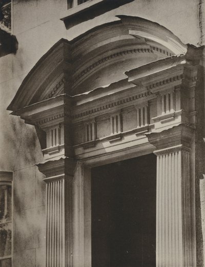 Doorway, The Conservative Club, Lewisham by William Galsworthy Davie