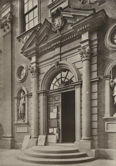Doorway, The Guildhall, Worcester by William Galsworthy Davie