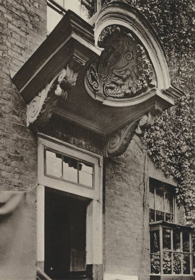 Doorway, The Manor House, Bermondsey, London by William Galsworthy Davie