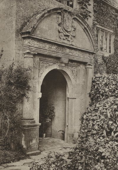 Doorway, The Manor, Upper Swell, Gloucestershire by William Galsworthy Davie