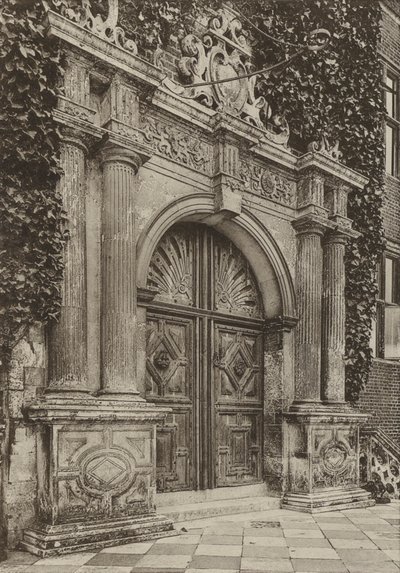 Doorway, The North Doorway, Hatfield House, Herts by William Galsworthy Davie