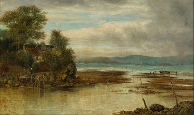 Cramond Ferry - Where the River Joins With the Sea by William Gerard Barry