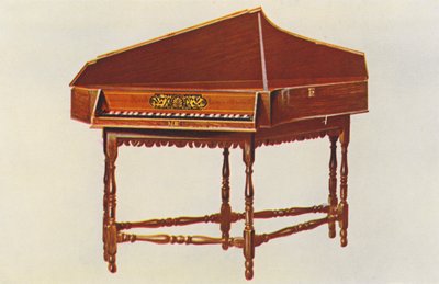 Musical instruments: Spinet by William Gibb
