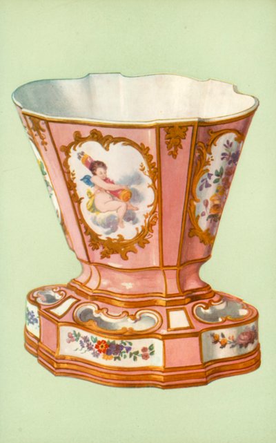 Vase, Sevres, rose Pompadour by William Gibb