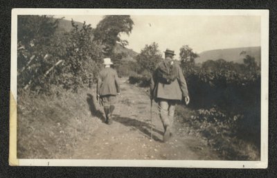 Ralph Vaughan Williams and Gustav Holst walking in the Malvern Hills, September 1921 by William Gillies Whittaker