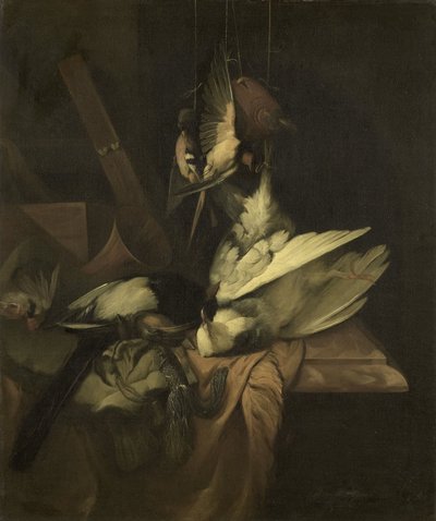 Still Life with Birds and Implements of the Hunt by William Gowe Ferguson