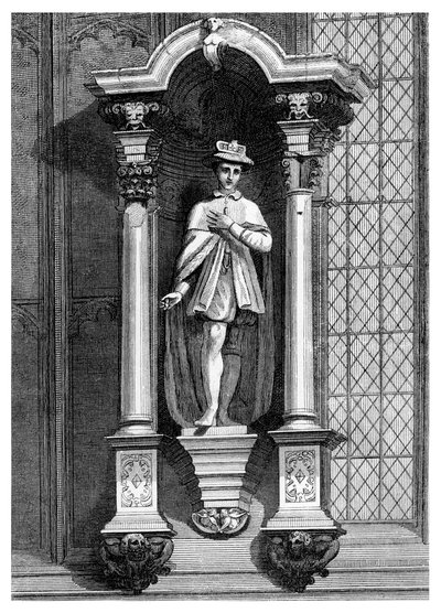 The statue of Edward VI, from the front of the Guildhall Chapel, City of London by William Griggs