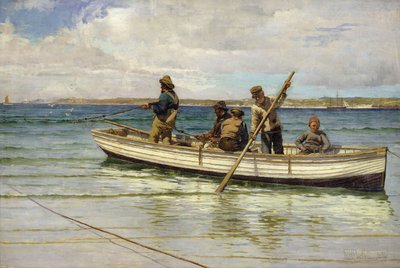 Hauling in the Catch by William H. Bartlett