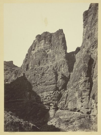 Canyon of Kanab Wash, Colorado River, Looking South by William H. Bell