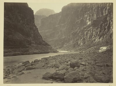 Colorado River, Mouth of Kanab Wash, Looking West by William H. Bell