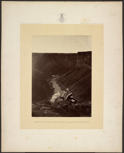 Grand Canyon of the Colorado River, Mouth of Kanab Wash, Looking West by William H. Bell