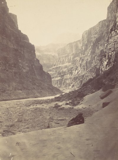Grand Canyon of the Colorado River, Mouth of Kanab Wash, Looking West by William H. Bell
