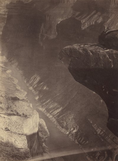 Looking South into the Grand Canyon, Colorado River, Sheavwitz Crossing by William H. Bell