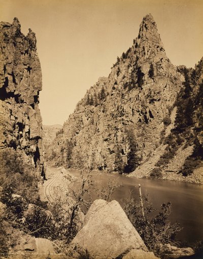 Currecanti Needle, Black Canyon of the Gunnison by William H. Jackson