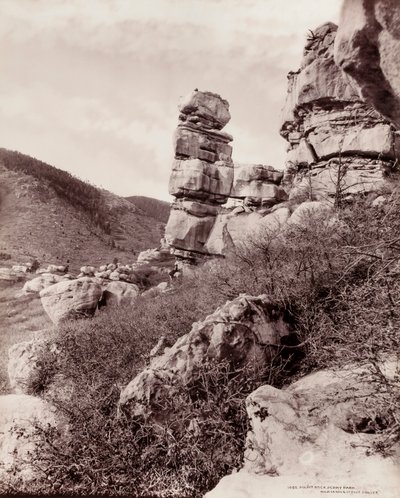 Pulpit Rock, Perry Park by William H. Jackson