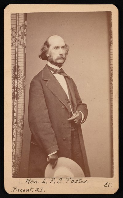 Portrait of LaFayette Sabine Foster by William H Jennings