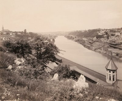 Lehigh Valley from Piccadilly Hill, for the Lehigh Valley Railroad by William H. Rau