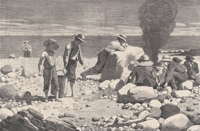 Sea-side Sketches - A Clam-Bake Harper