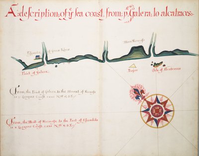A Description of Sea Coast from Galera to Alcatraces by William Hack