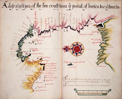 A description of the Sea Coast from Ye Point of Burica to C St. Francis by William Hack