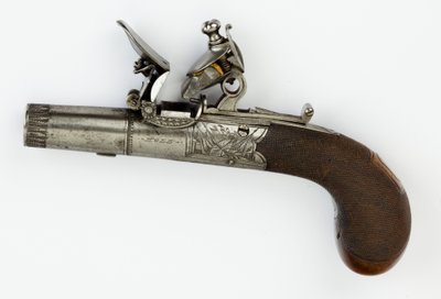 Flintlock Pocket Pistol with Box-Lock, c.1820 by William Hale