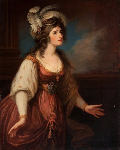 Portrait of Sarah Siddons (1755-1831) as Zara by William Hamilton