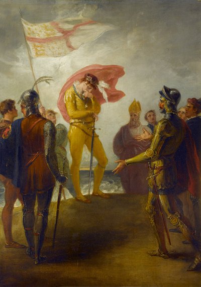 The Landing of Richard II at Milford Haven by William Hamilton