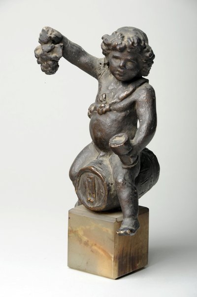 Cherub on a Wine Cask by William Hamo Thornycroft