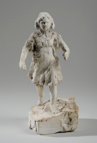 Maquette for Figure of a Girl Running (plaster) by William Hamo Thornycroft