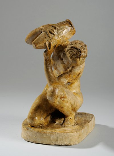 Maquette for a Statuette of a Woman Washing by William Hamo Thornycroft