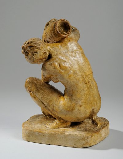Maquette for a Statuette of a Woman Washing by William Hamo Thornycroft