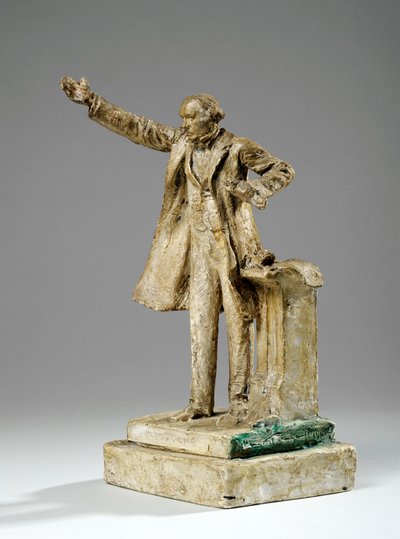 Maquette for the Statue of William Ewart Gladstone on the Strand, London, c.1905 by William Hamo Thornycroft
