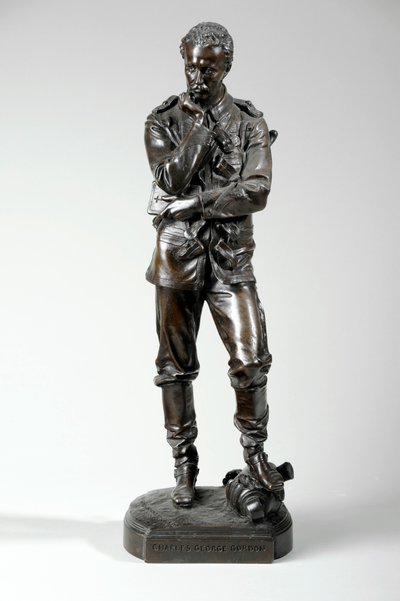 Statuette of General Charles Gordon by William Hamo Thornycroft