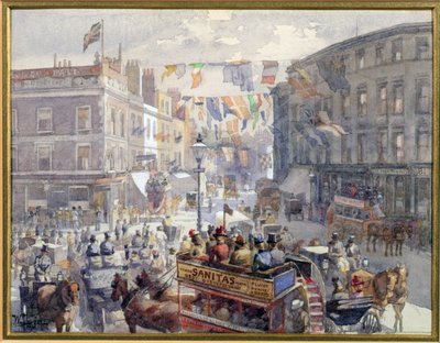 The Jubilee, Kensington High Street, London by William Harding Collingwood Smith