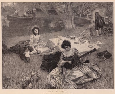 A River Picnic by William Hatherell