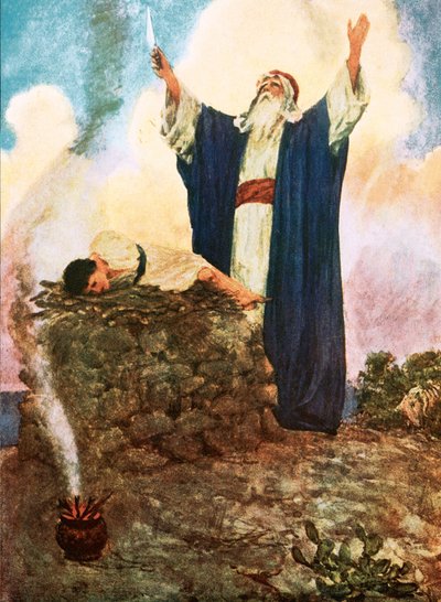 Abraham Offering Up Isaac by William Hatherell