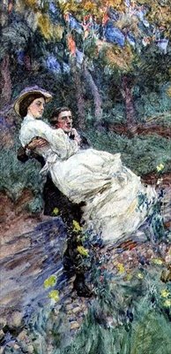 Crossing the Brook by William Hatherell