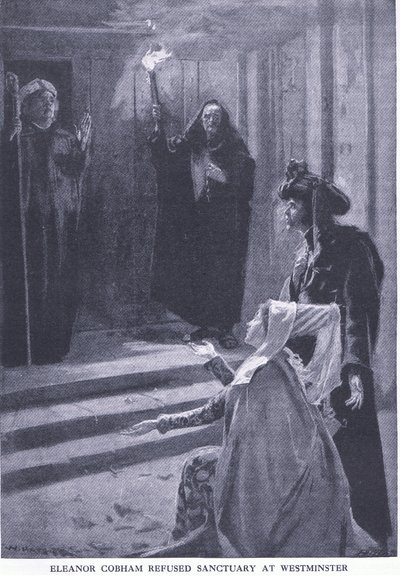 Eleanor Cobham refused sanctuary at Westminster by William Hatherell