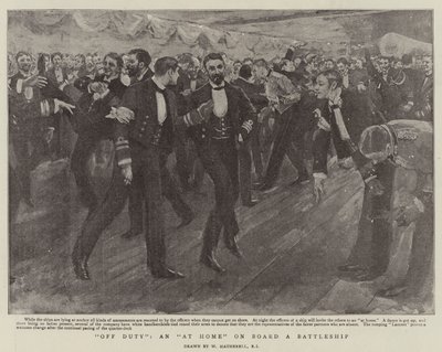 Off Duty, an At Home on Board a Battleship by William Hatherell