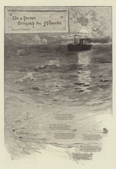 On a Poem Crossing the Atlantic, by Lewis Morris by William Hatherell