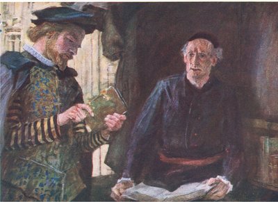 Shakespeare Buys a Volume at a Book Stall, from My Magazine by William Hatherell