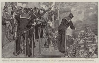 The Handy Man Afloat and Ashore, Bluejackets on H M S Doris, off Simon