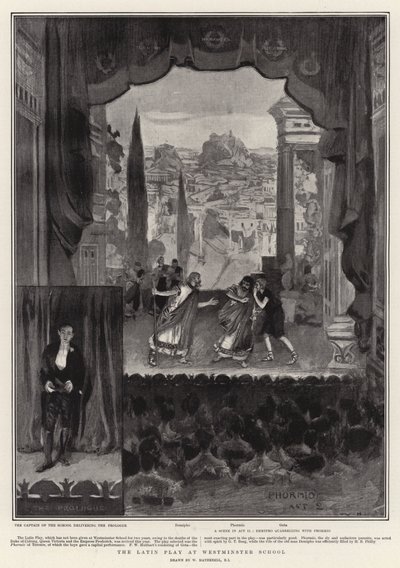 The Latin Play at Westminster School by William Hatherell