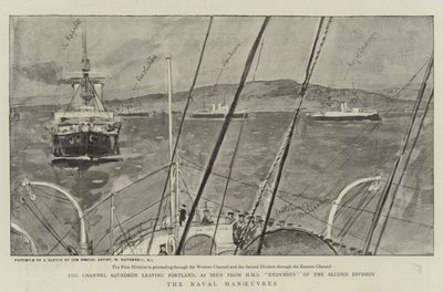 The Naval Manoeuvres by William Hatherell