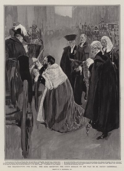 The Thanksgiving for Peace, the King Receiving the City