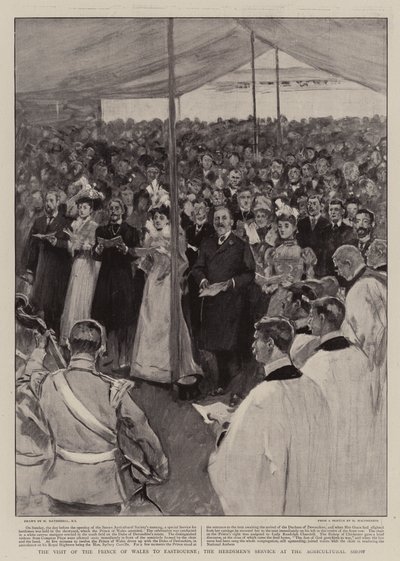 The Visit of the Prince of Wales to Eastbourne, the Herdsmen