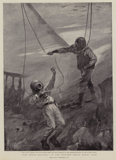 The White Heather at the Theatre Royal, Drury Lane by William Hatherell