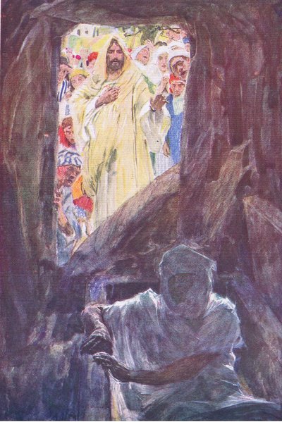 The raising of Lazarus by William Hatherell