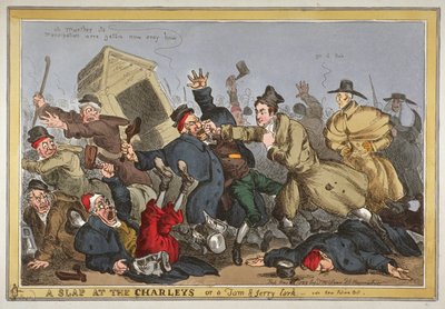 A Slap at the Charleys or a Tom und Jerry Lark by William Heath